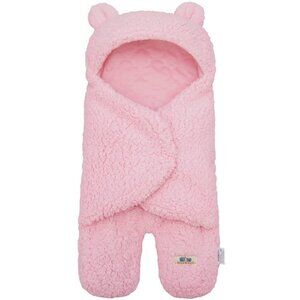 BlueSnail Newborn Infant Receiving Blanket Baby Sleeping Wrap Swaddle in Pink